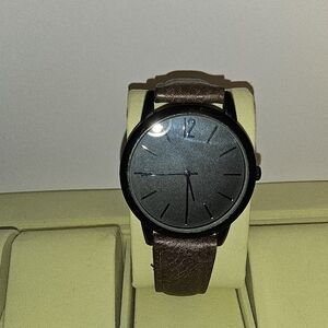 Source Unknown Black and Brown Women's Watch